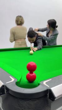 《不要拦我》0版本，靓仔，你学会了吗#台球#台球教学#台球技巧#桌球