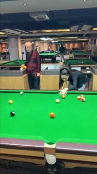 今天输的莫名其妙，大爷崛起了#台球#体育